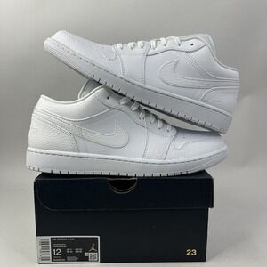 Nike Shoes Air Jordan 1 Retro Low “Triple White” 2024